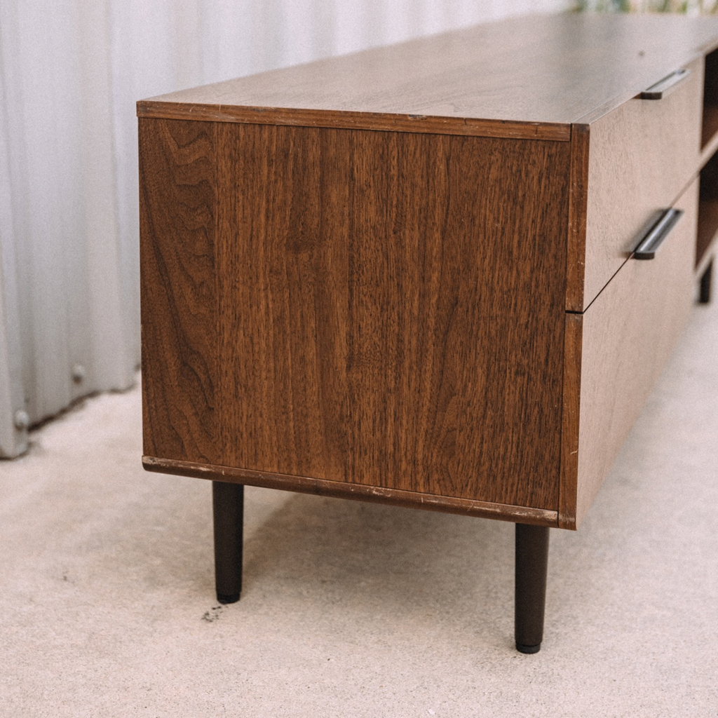 Nera 63" Low Media Unit - Walnut