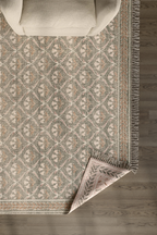Article Cecile 9 X 12 Reversible Rug - Olive Green And Earthy Beige
