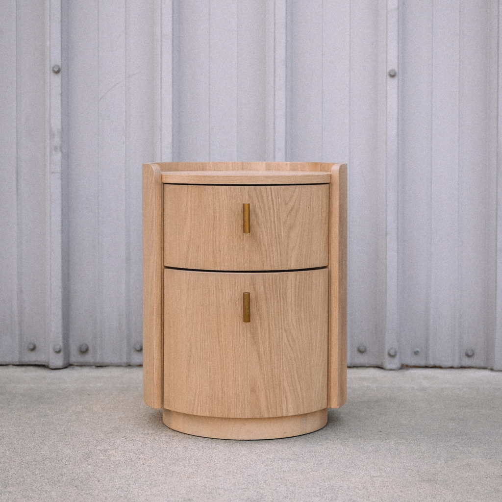 Miila 2-Drawer Nightstand - White Oak