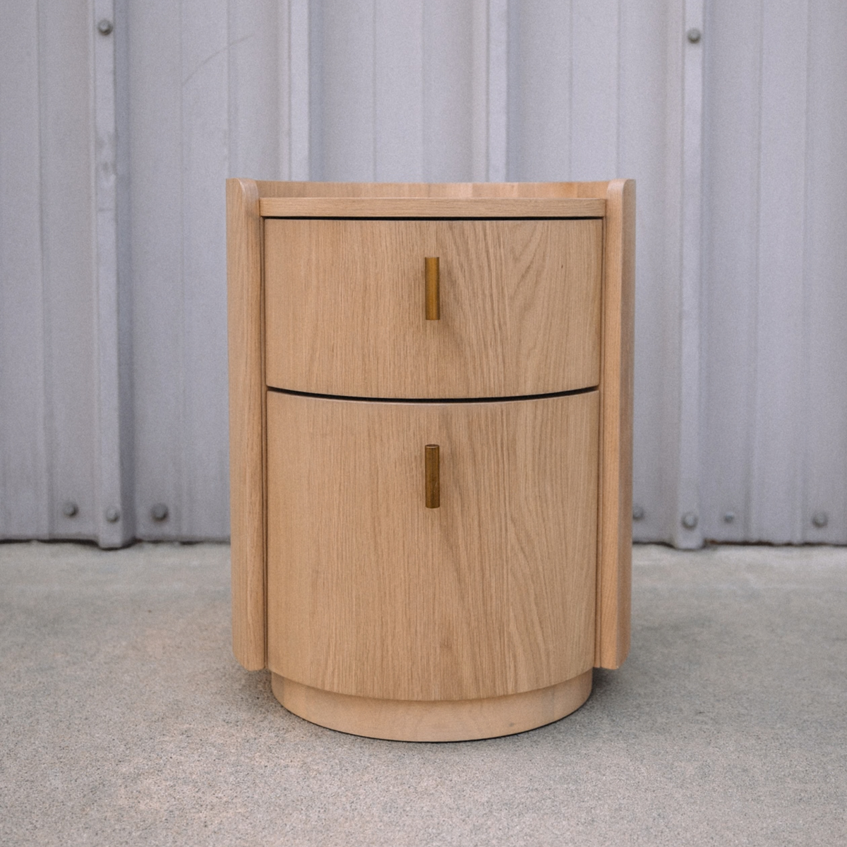 Miila 2-Drawer Nightstand - White Oak