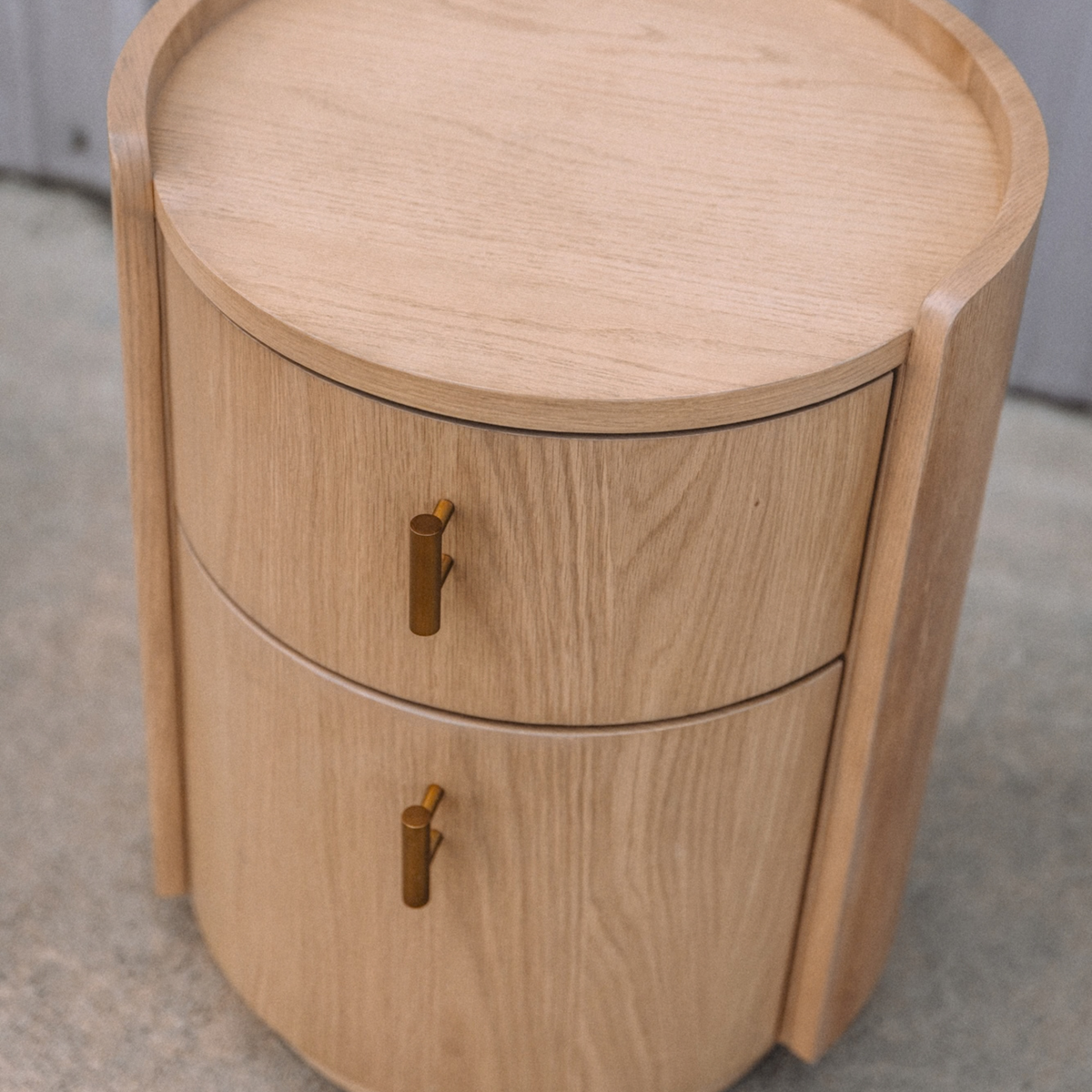 Miila 2-Drawer Nightstand - White Oak