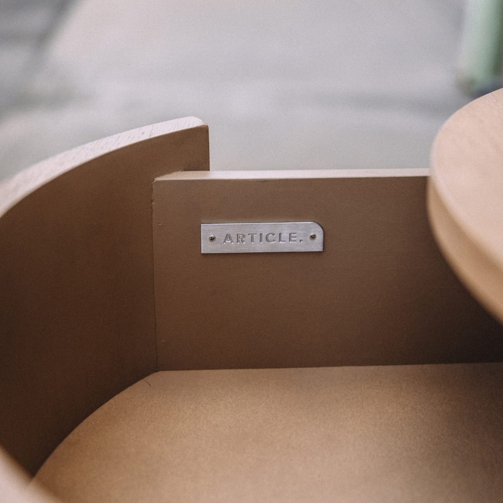 Miila 2-Drawer Nightstand - White Oak