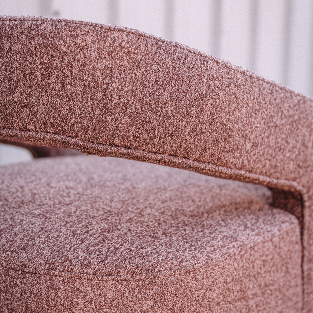 Jenny Bouclé Swivel Chair
