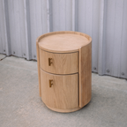 Miila 2-Drawer Nightstand - White Oak