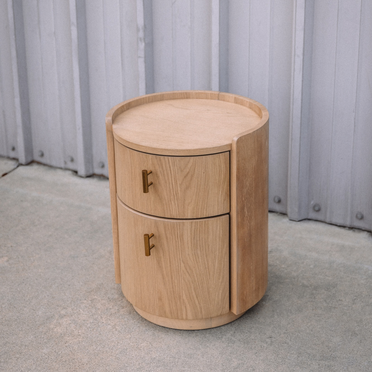 Miila 2-Drawer Nightstand - White Oak