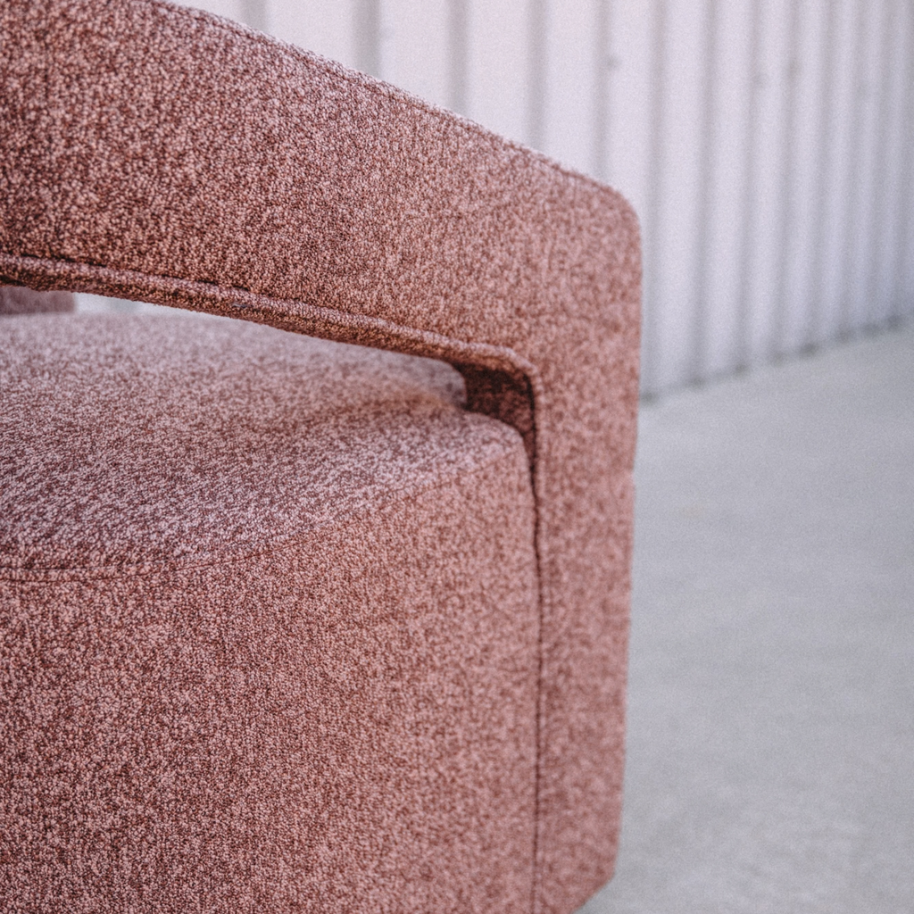 Jenny Bouclé Swivel Chair