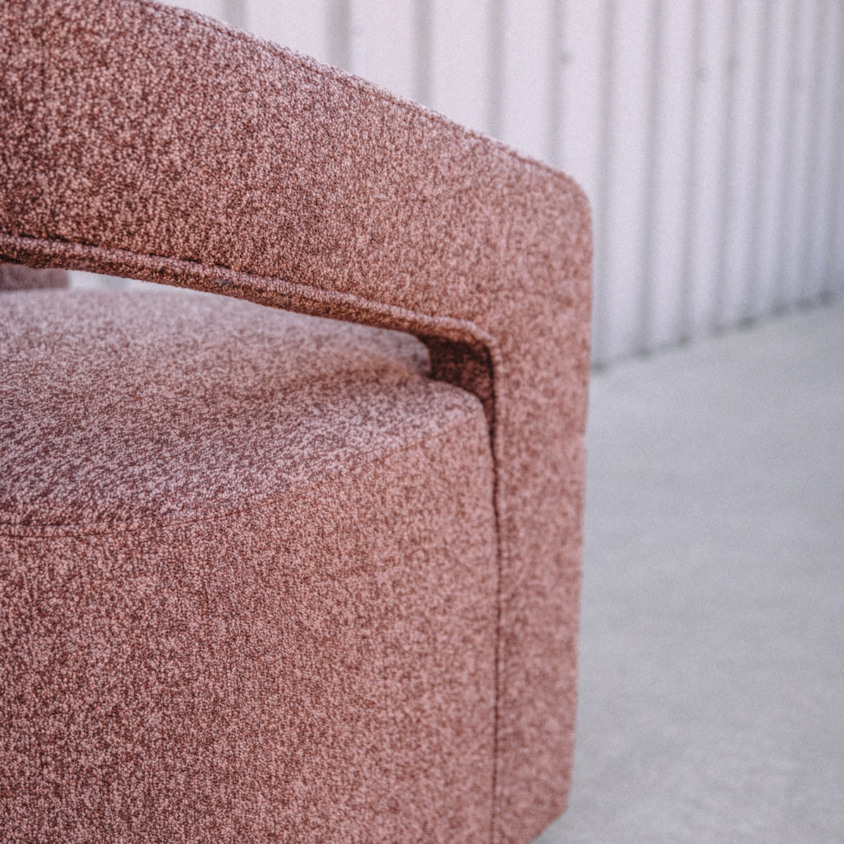 Jenny Bouclé Swivel Chair