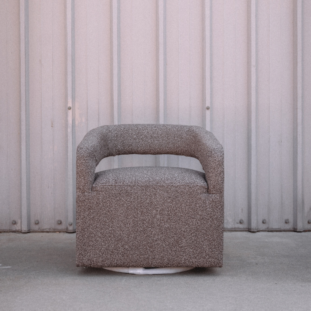 Jenny Bouclé Swivel Chair