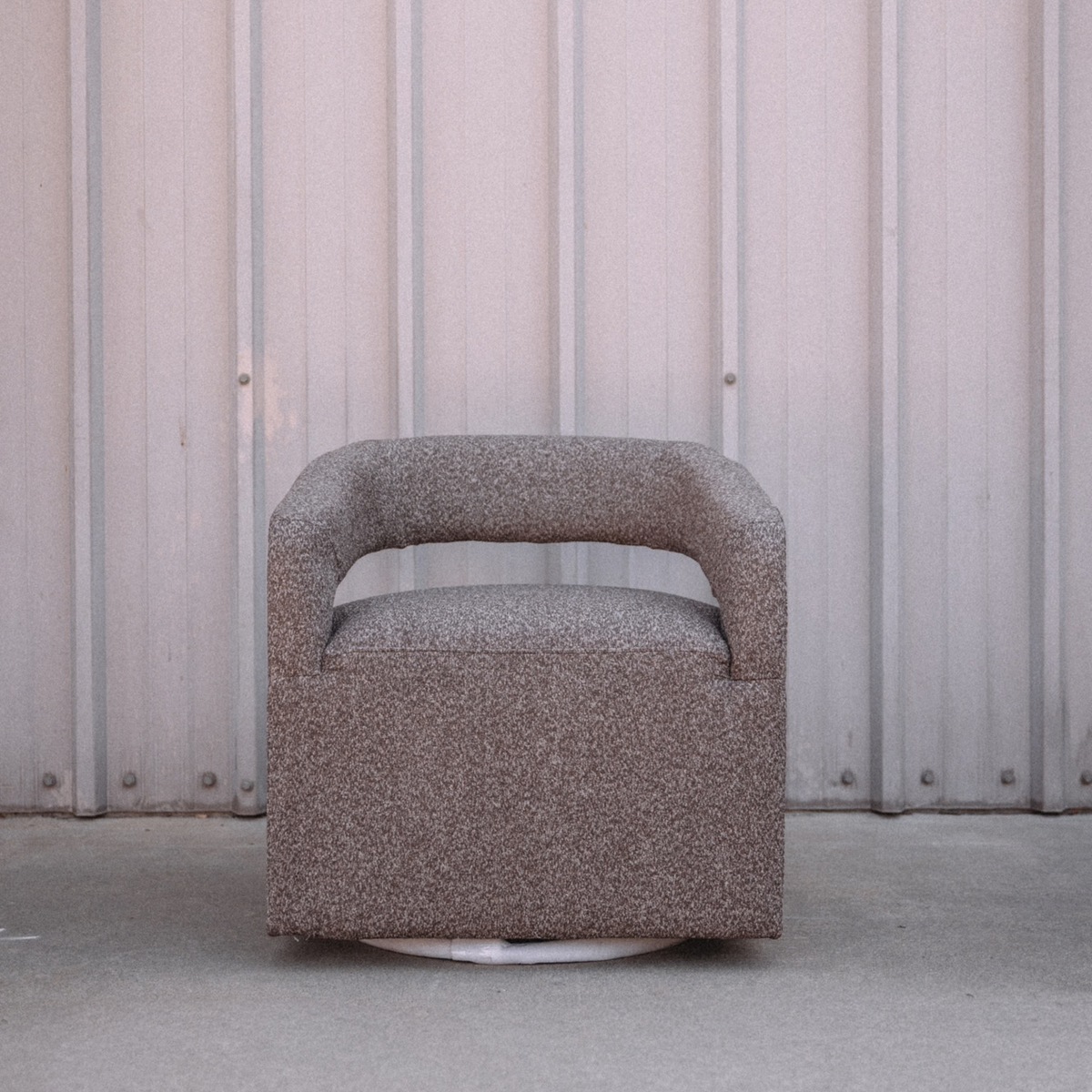 Jenny Bouclé Swivel Chair