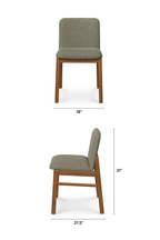 Article Mikkel Dining Chair - Walnut And Algonquin Green (Set of 6)