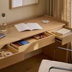 Torme 70" Desk - White Oak