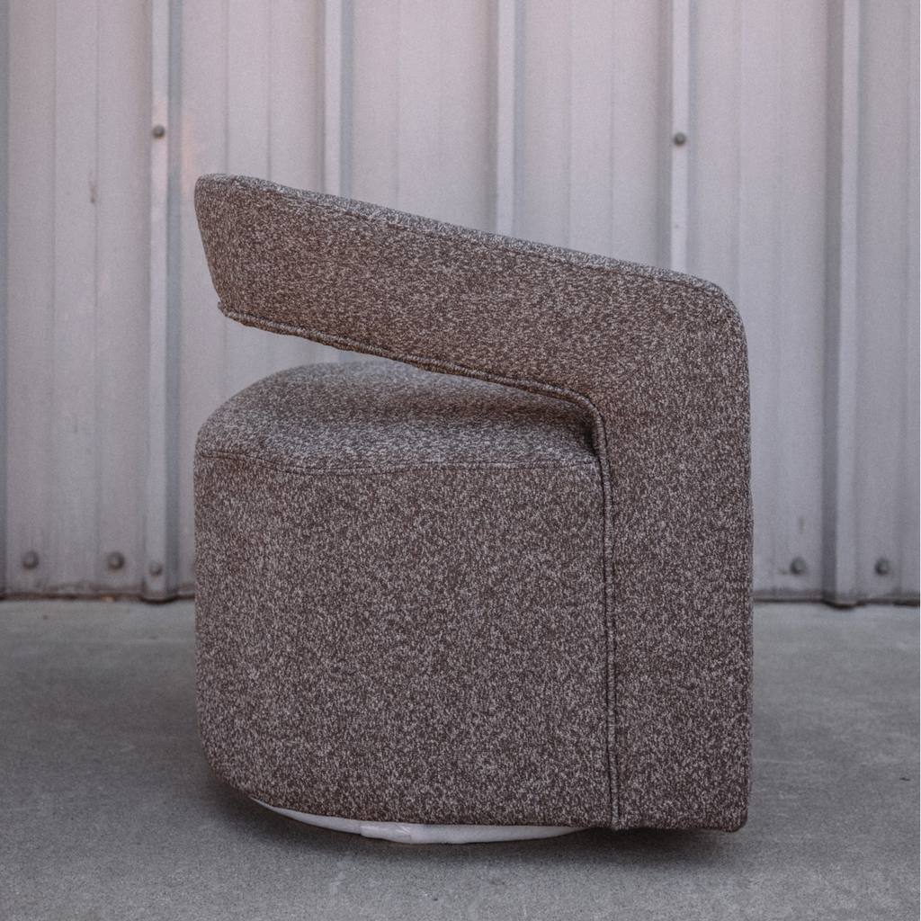Jenny Bouclé Swivel Chair
