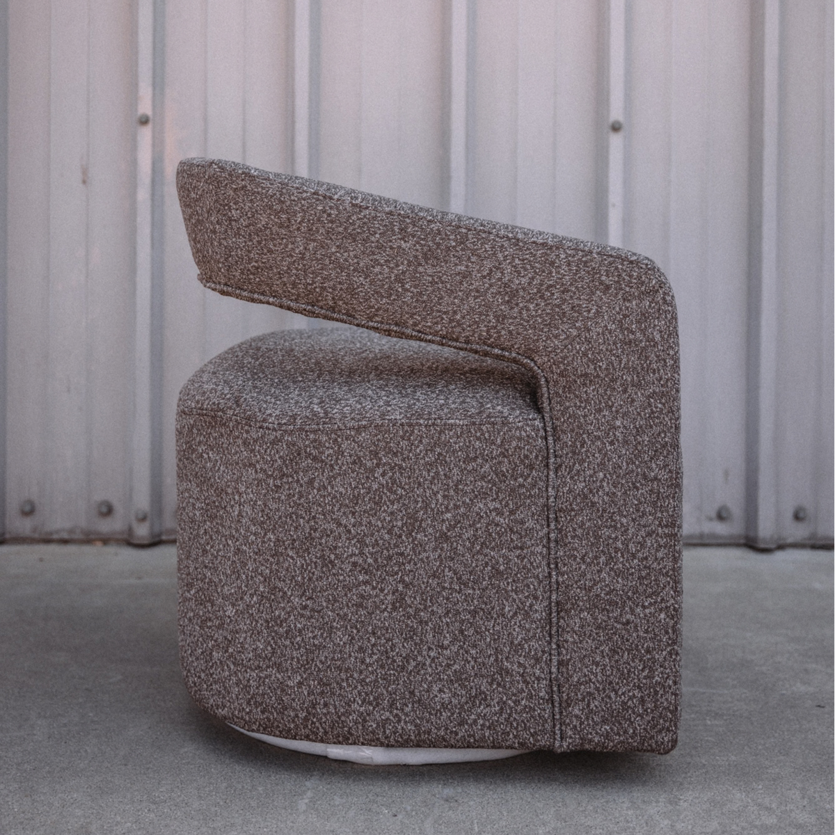 Jenny Bouclé Swivel Chair