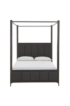 Modus Furniture Lucerne Canopy Bed Vintage Coffee