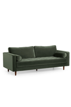 Article Sven 88" Tufted Velvet Sofa - Plush Pacific Green