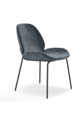 (Set of 4) Dauphine Dining Chairs - Smoked Turquoise