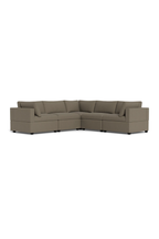 Albany Park Kova Box Cushion Corner Sectional Clay