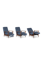 Article Ellow 28.5" Reclining Lounge Chair - Lennox Blue