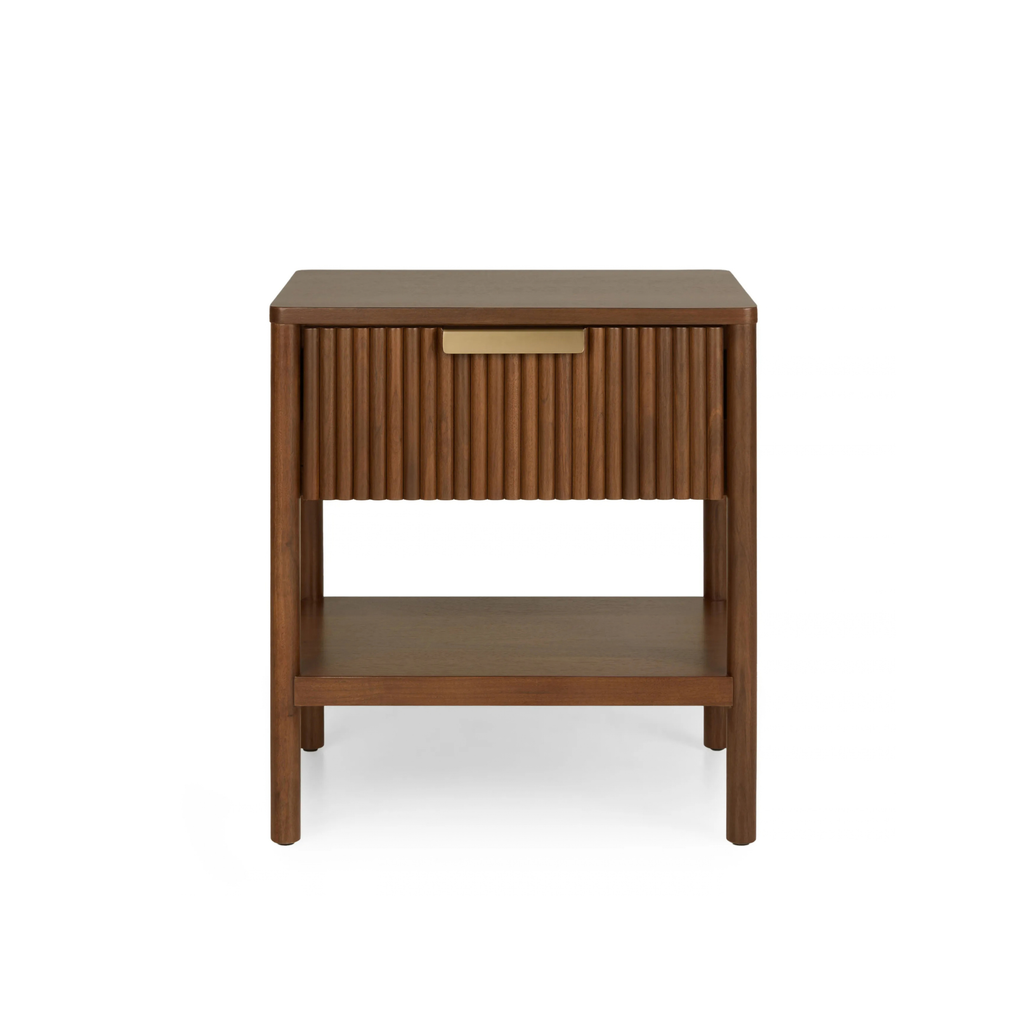 Liv Single-Drawer Nightstand - Walnut (Set of 2)