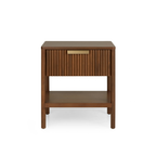 Liv Single-Drawer Nightstand - Walnut (Set of 2)