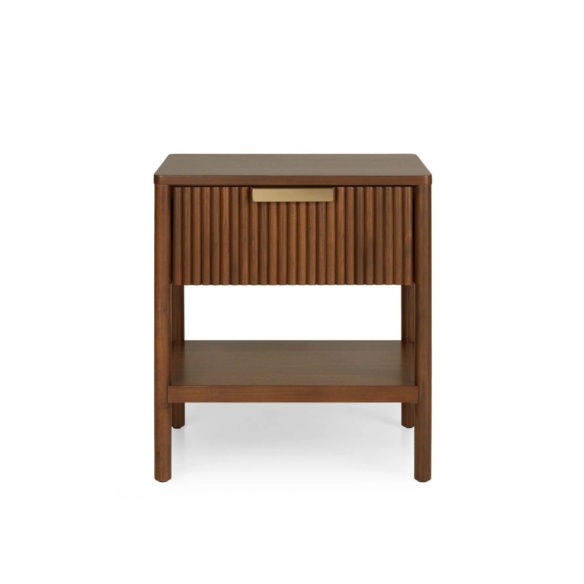 Liv Single-Drawer Nightstand - Walnut (Set of 2)