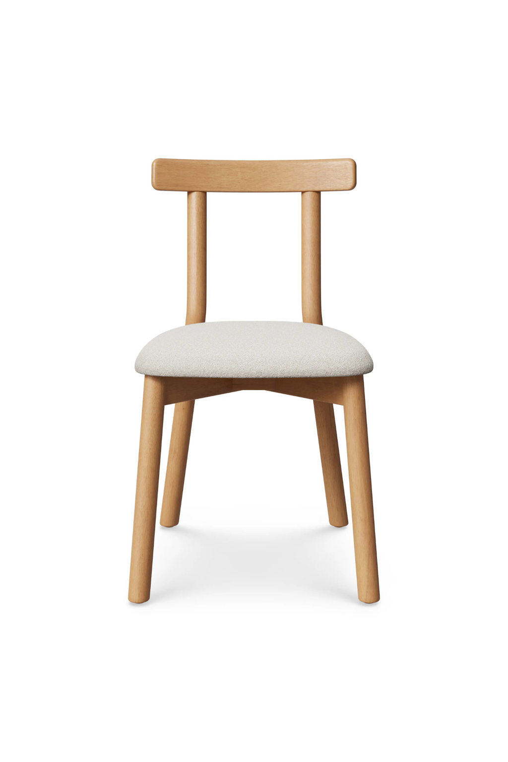 Article Ulka Dining Chair - White Oak and Ratine Ivory (Set of 4)