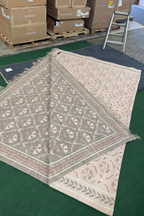 Article Cecile 9 X 12 Reversible Rug - Olive Green And Earthy Beige
