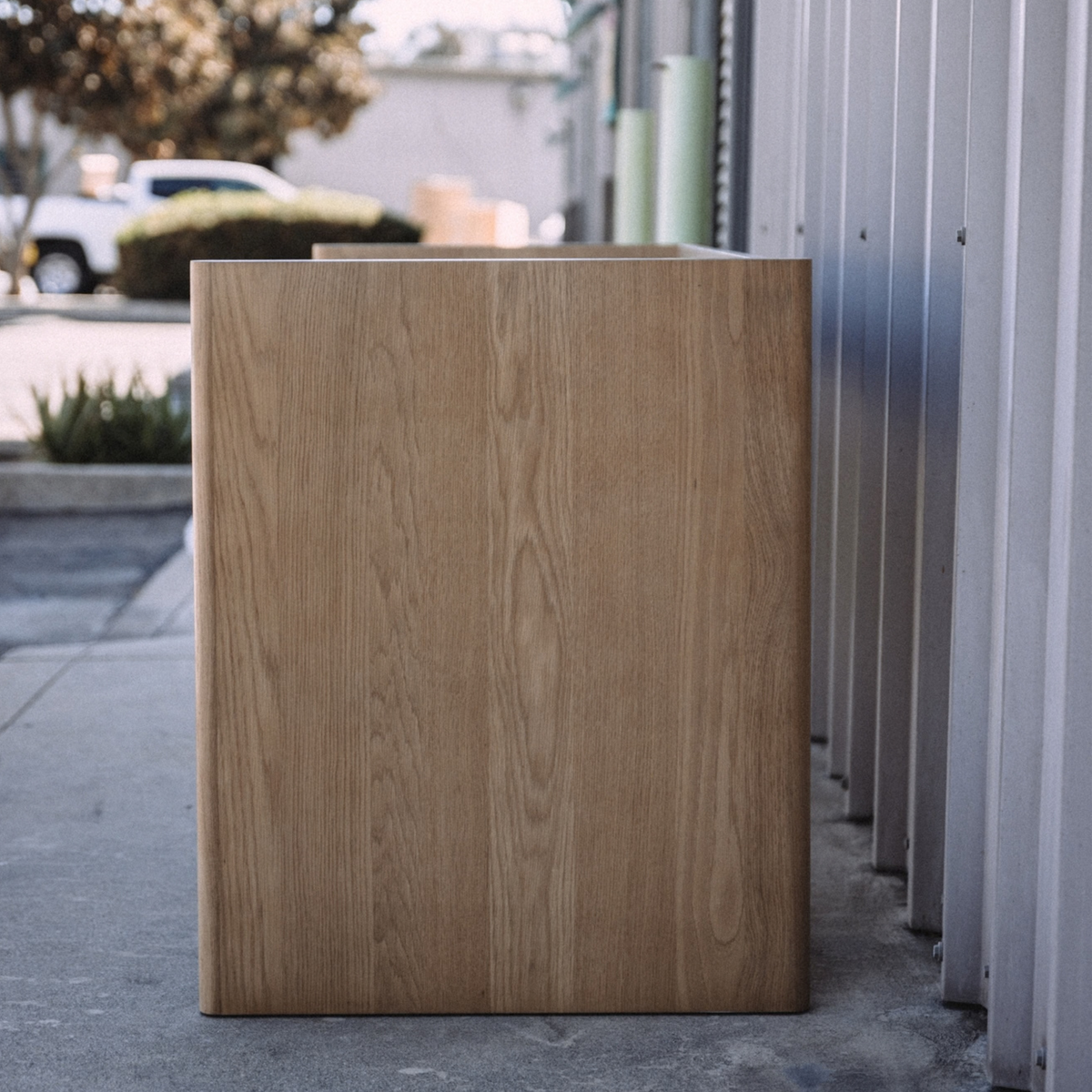 Torme 70" Desk - White Oak