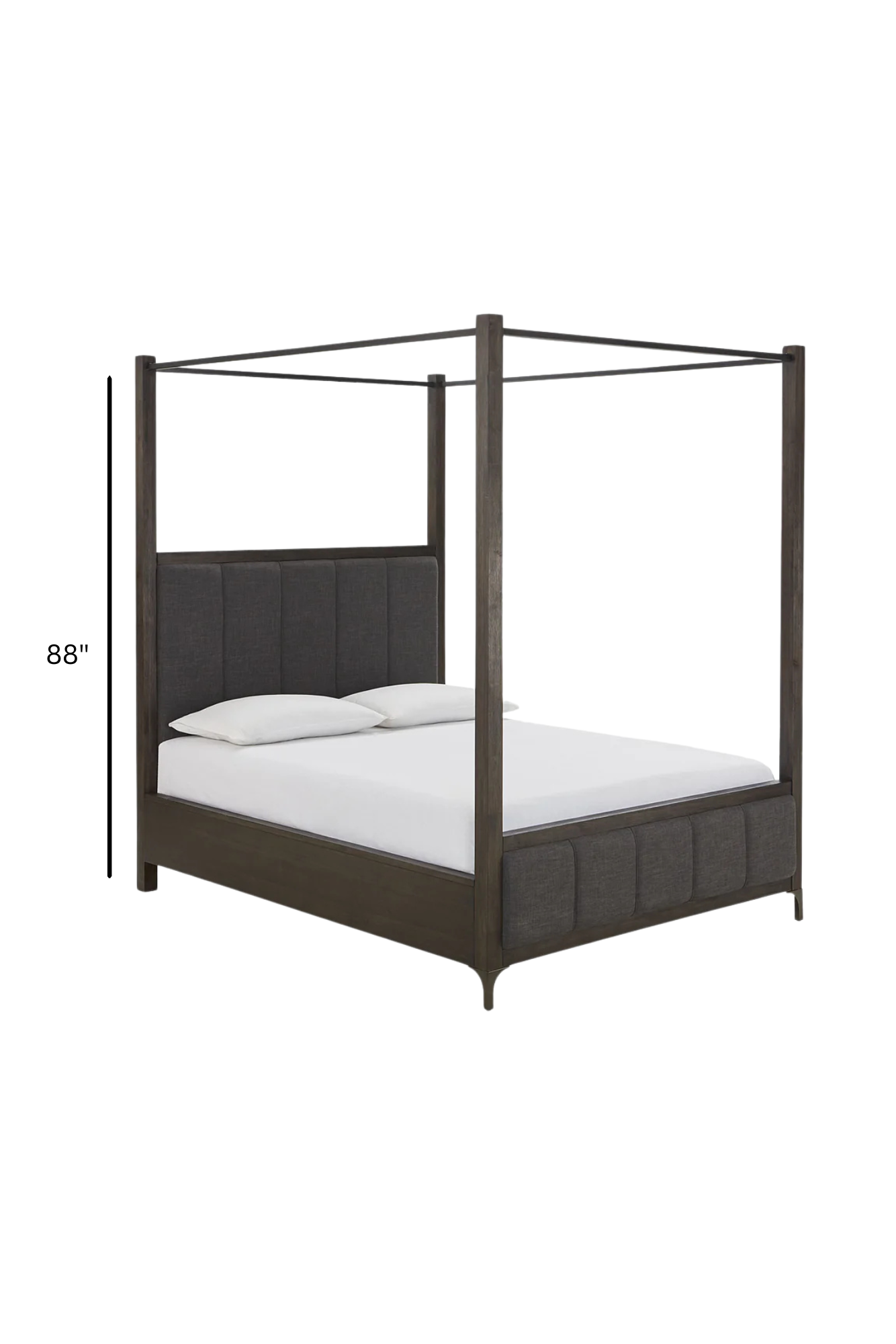 Modus Furniture Lucerne Canopy Bed Vintage Coffee