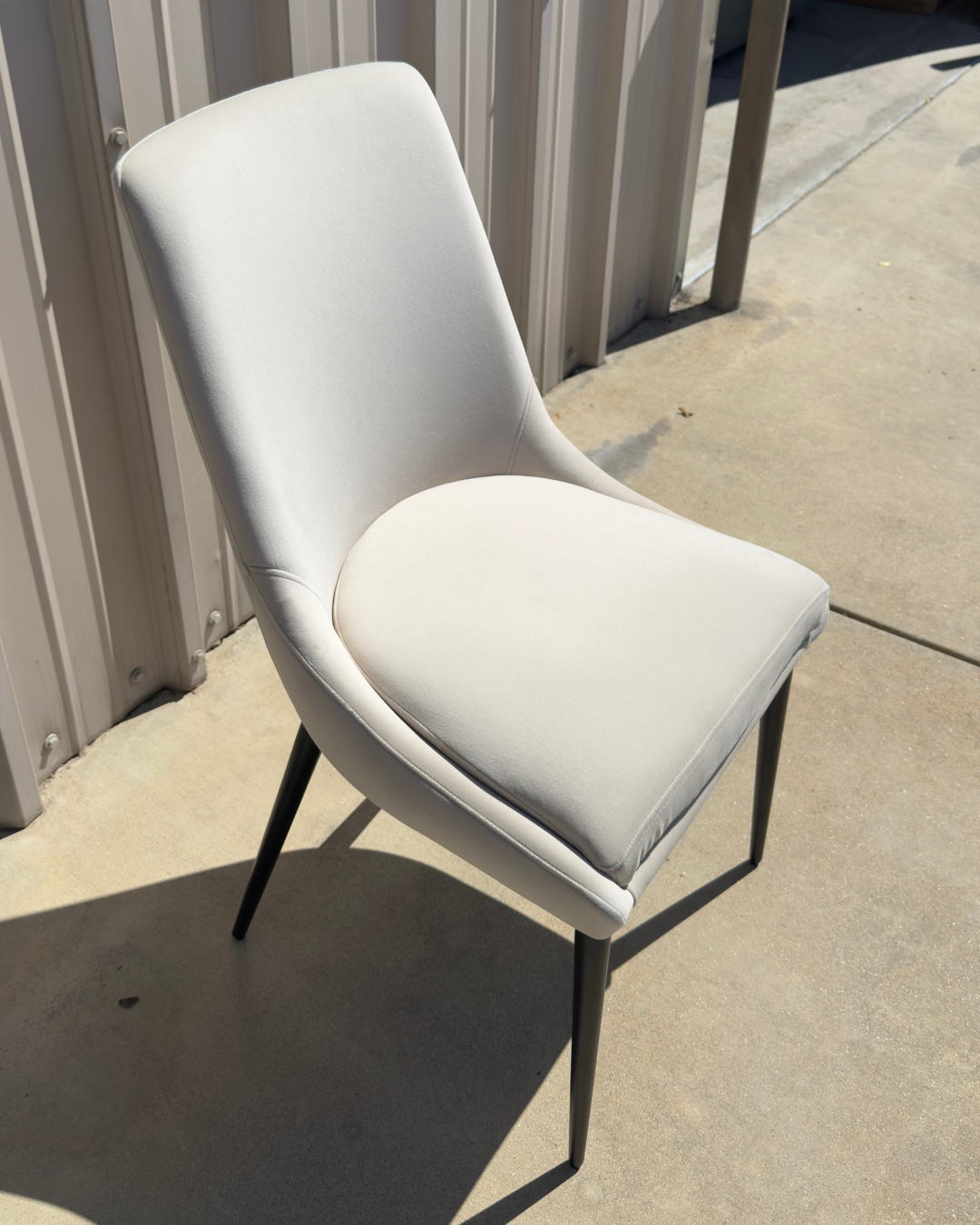 Modus Furniture Winston Dining Chair in Cream & Black (SET OF 2)