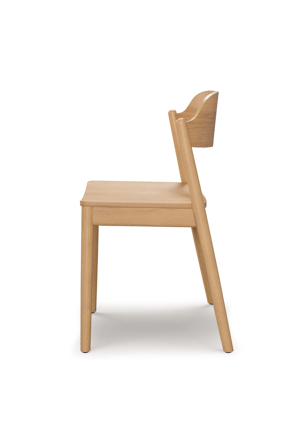 Article Sylvo Stackable Dining Chair - White Oak (Set of 6)