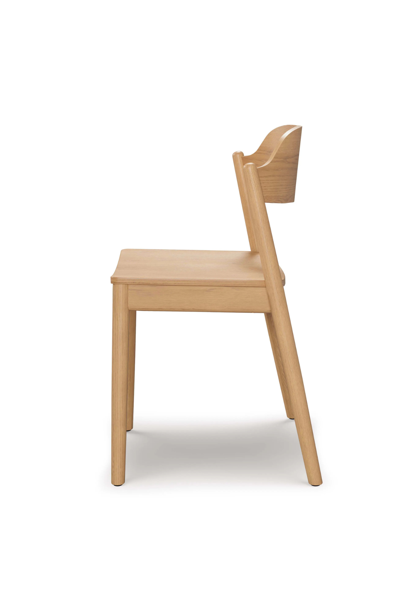 Article Sylvo Stackable Dining Chair - White Oak (Set of 6)