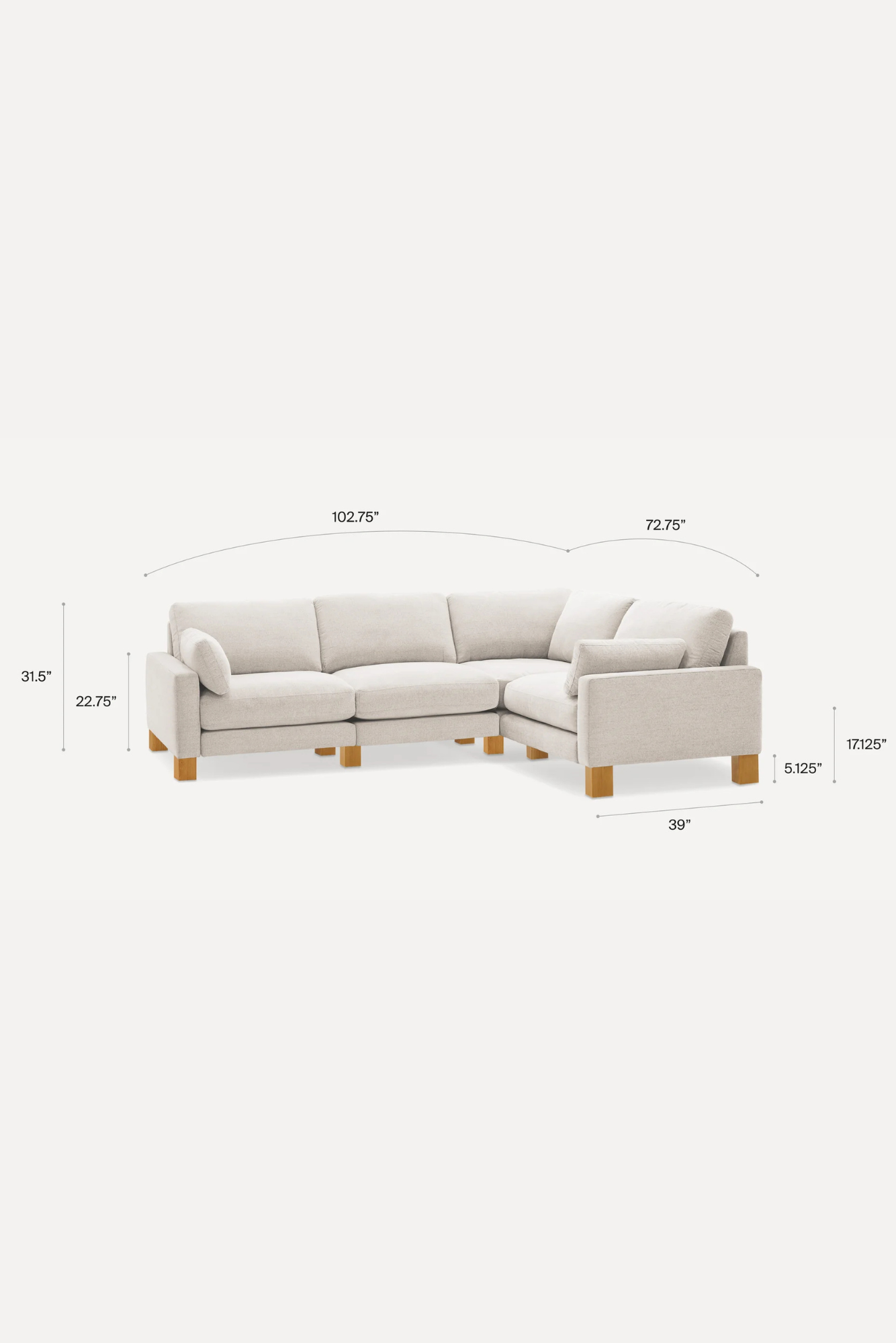 Burrow Union 5PC Sectional