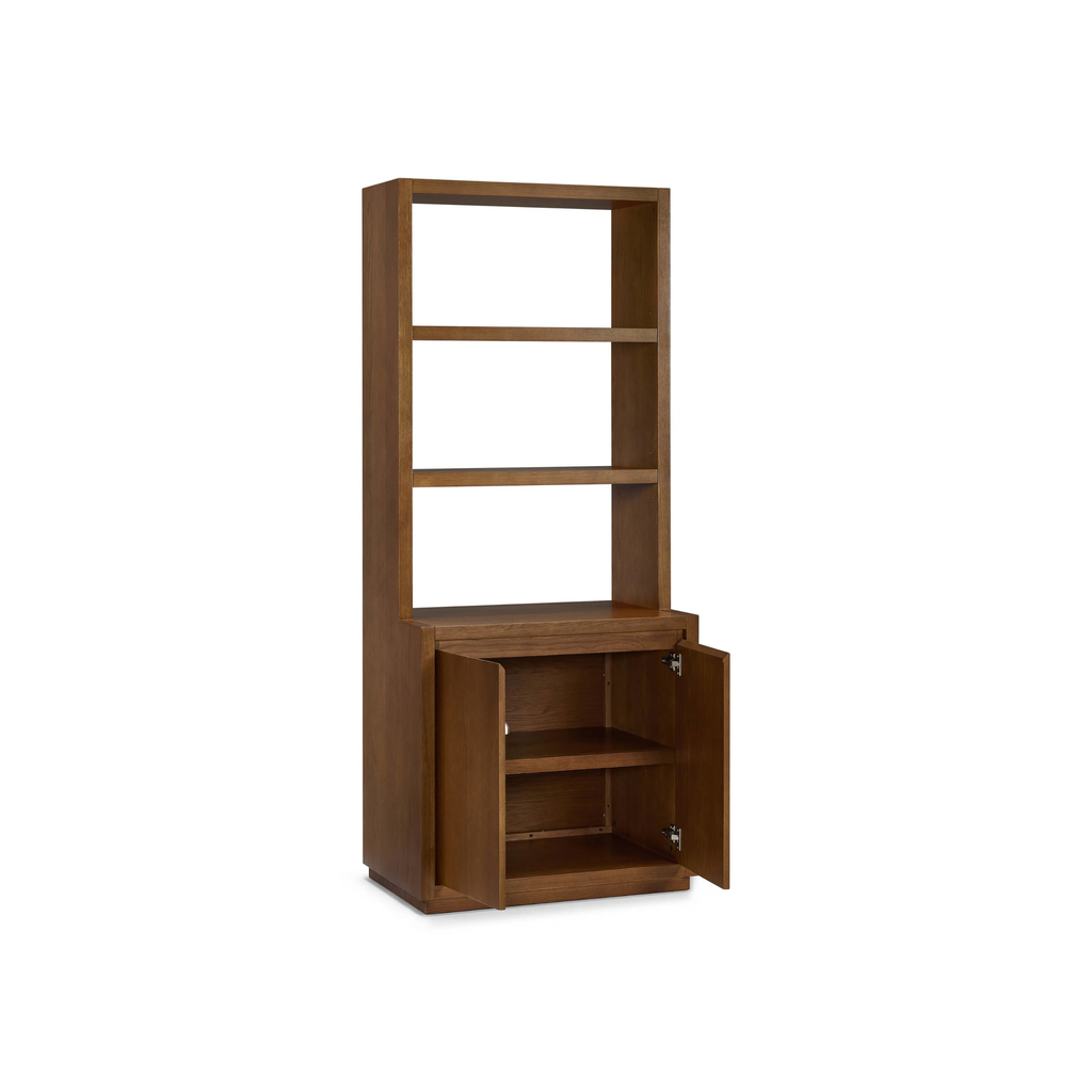 Leif 32" Modular Bookcase - Smoked Oak