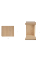 Article Torme C Side Table - White Oak