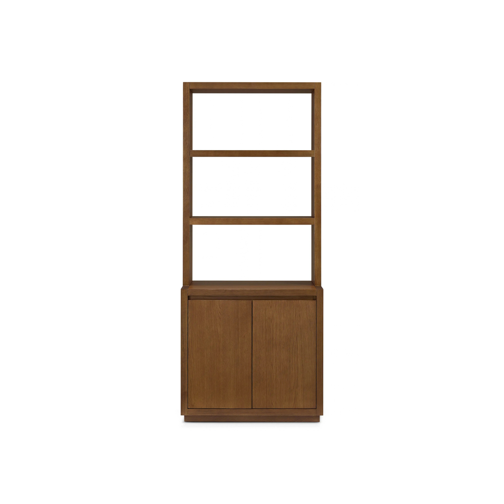 Leif 32" Modular Bookcase - Smoked Oak