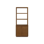 Leif 32" Modular Bookcase - Smoked Oak