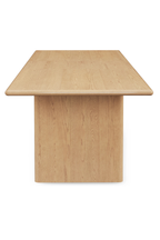 Article Torme 82.75" - 104.25" Extendable Dining Table - White Oak
