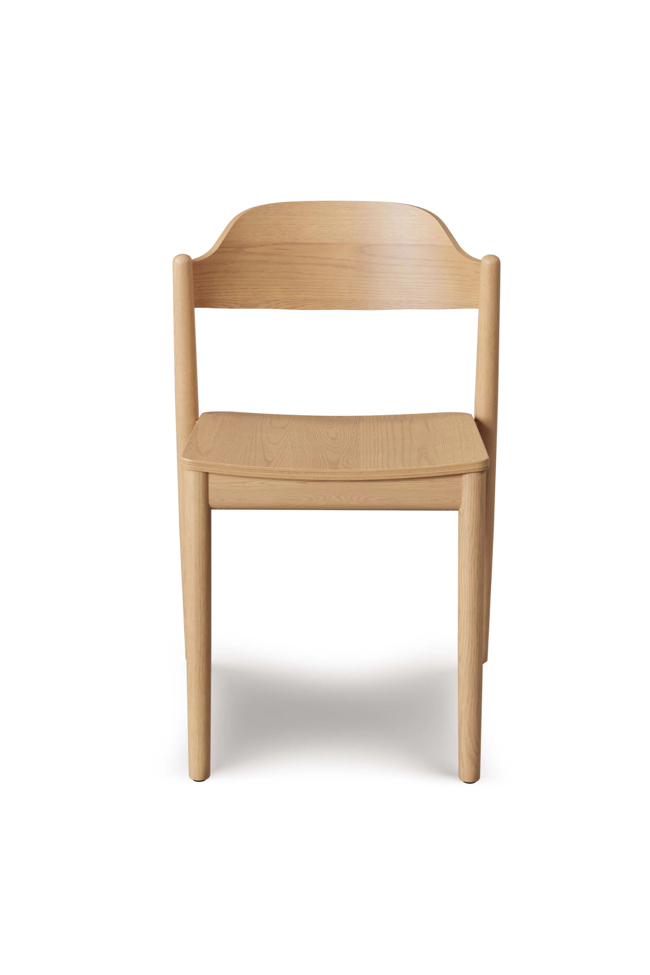 Article Sylvo Stackable Dining Chair - White Oak (Set of 6)