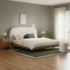 Kaleo King Headboard + Basi White Oak King Bed - Bundle