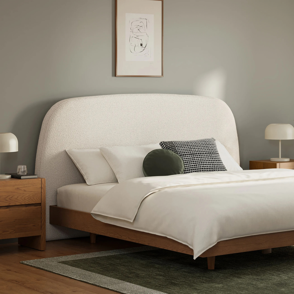 Kaleo King Headboard + Basi White Oak King Bed - Bundle