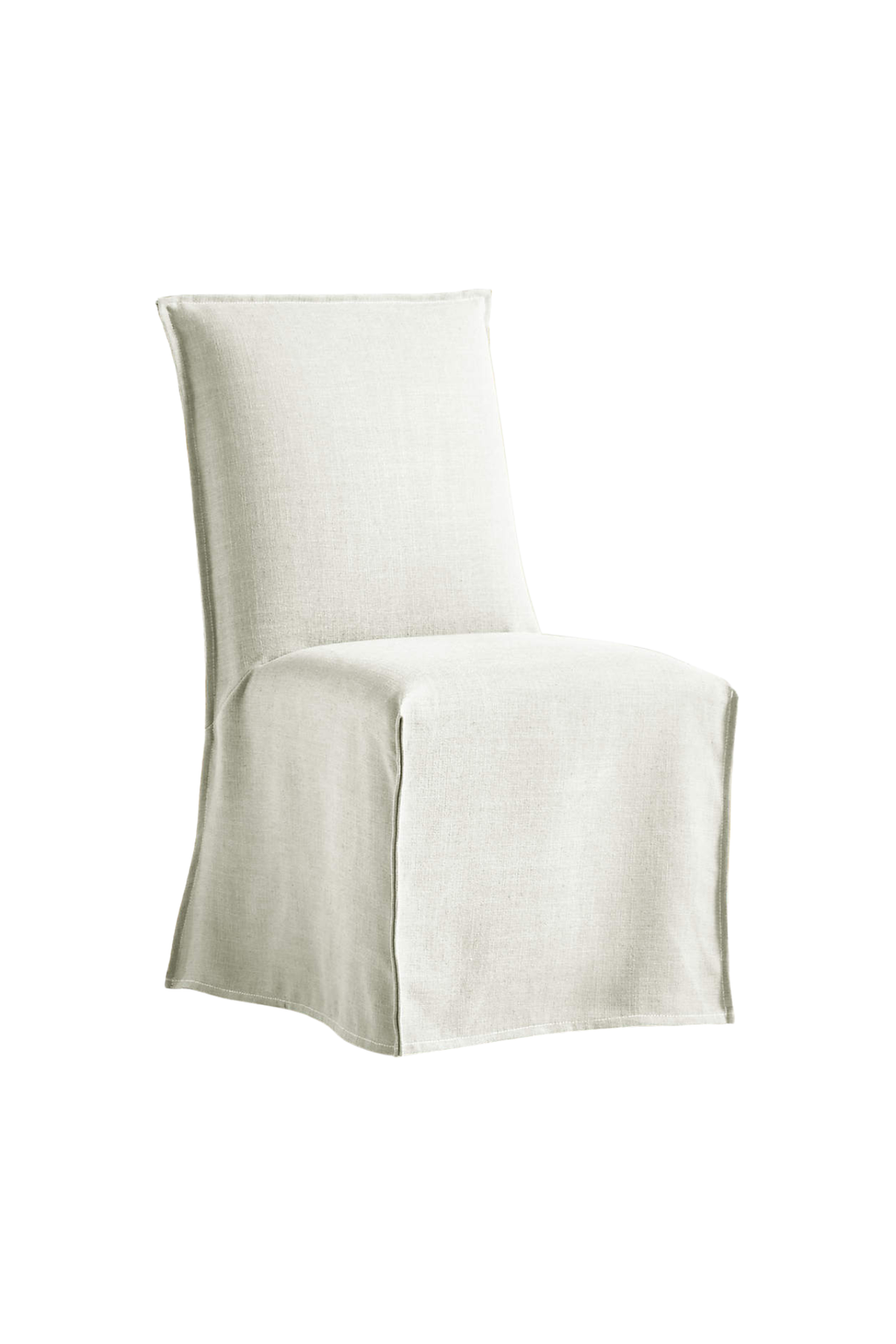 Crate & Barrel Addison Flange Slipcovered Dining Chair (Set of 2)