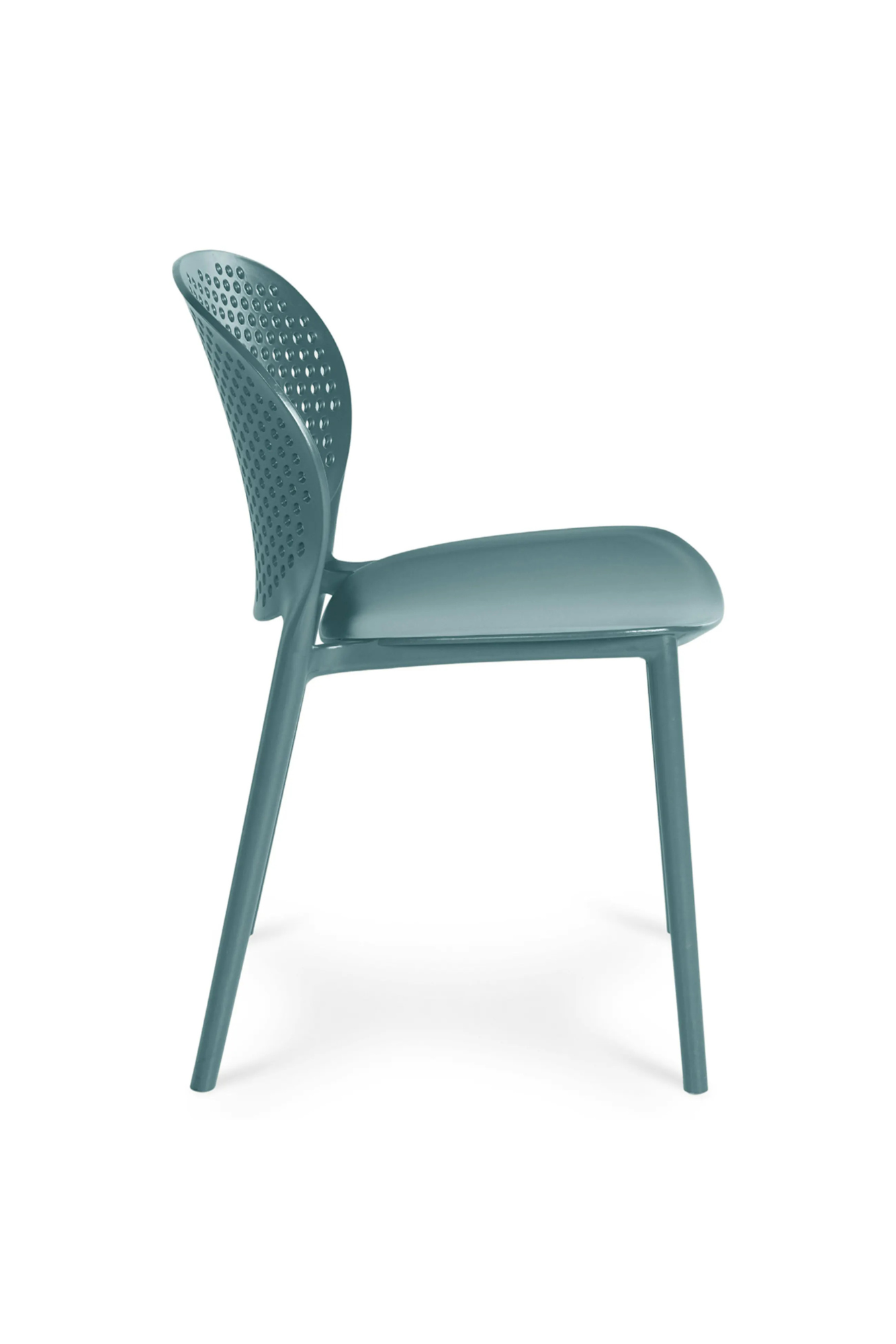 Article Dot Outdoor Stackable Dining Chair - Surf Blue (Set of 4)