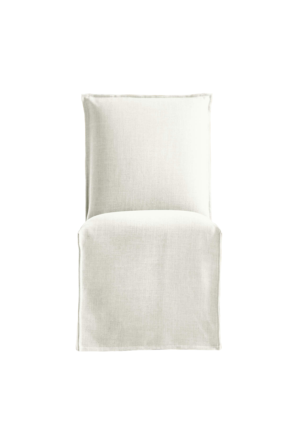 Crate & Barrel Addison Flange Slipcovered Dining Chair (Set of 2)