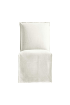 Crate & Barrel Addison Flange Slipcovered Dining Chair (Set of 2)