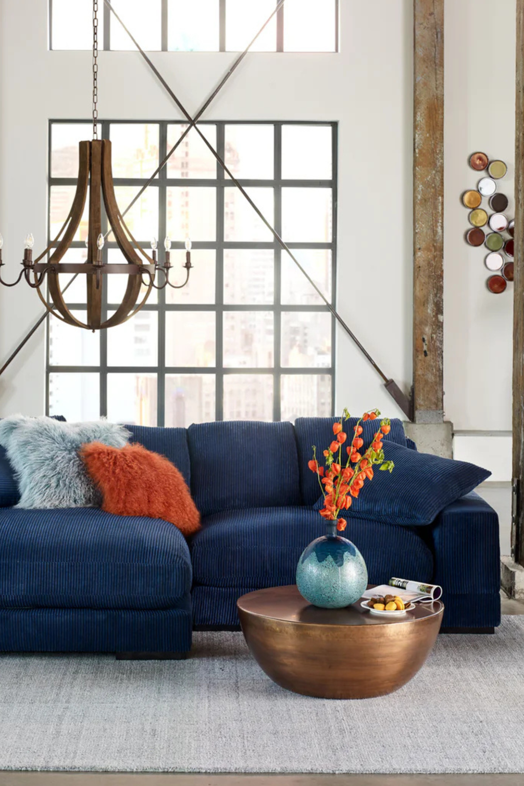 Moes Home Conga Copper Coffee Table