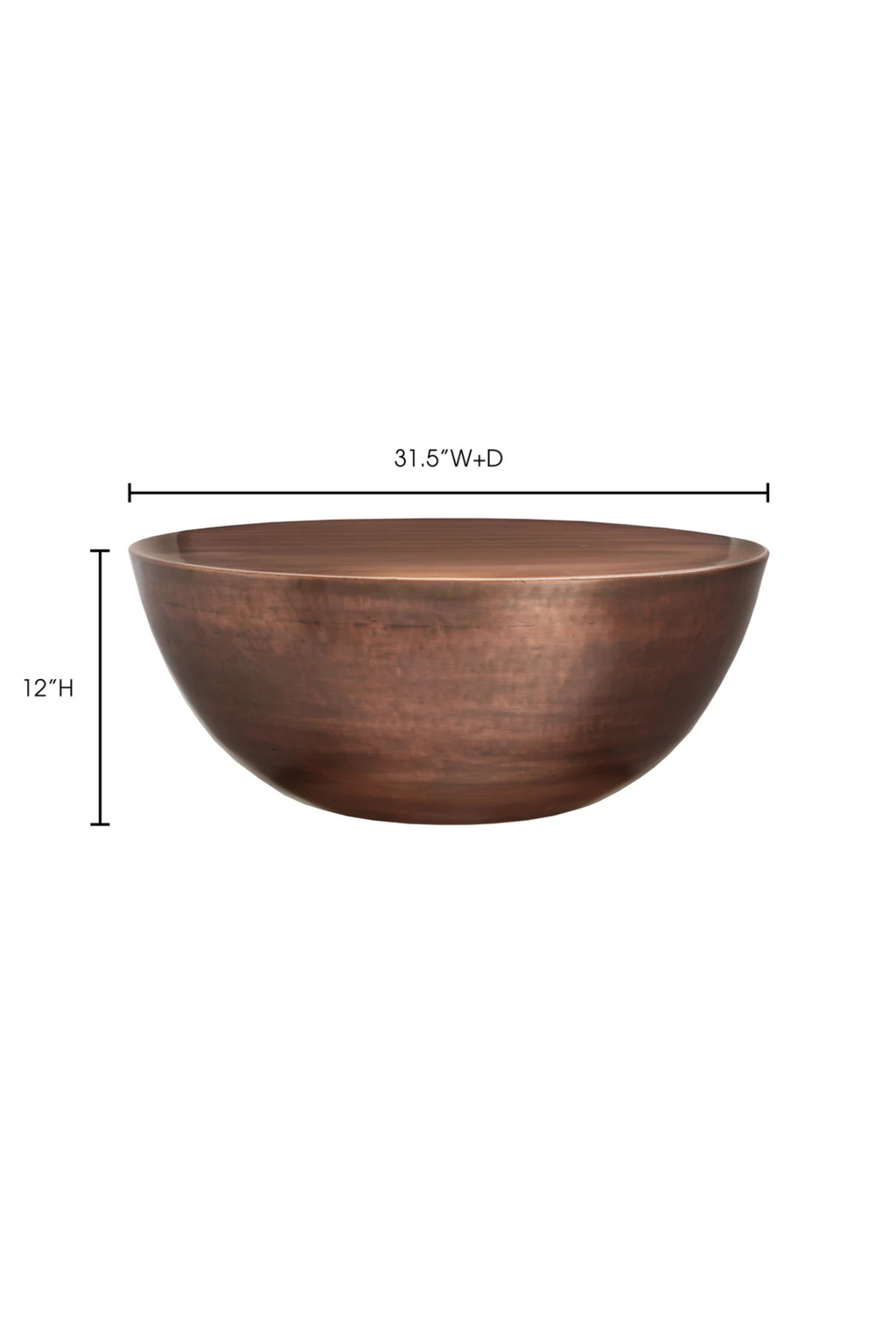 Moes Home Conga Copper Coffee Table