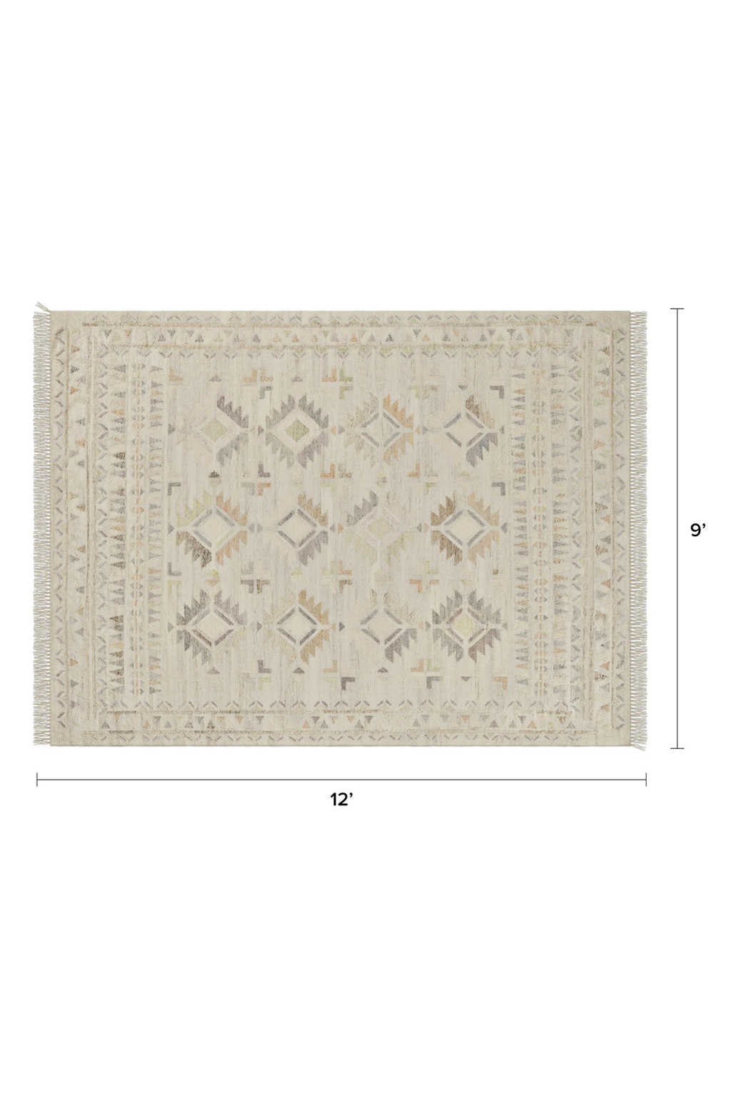 Article Tida Rug 9 X 12 - Silver Etch