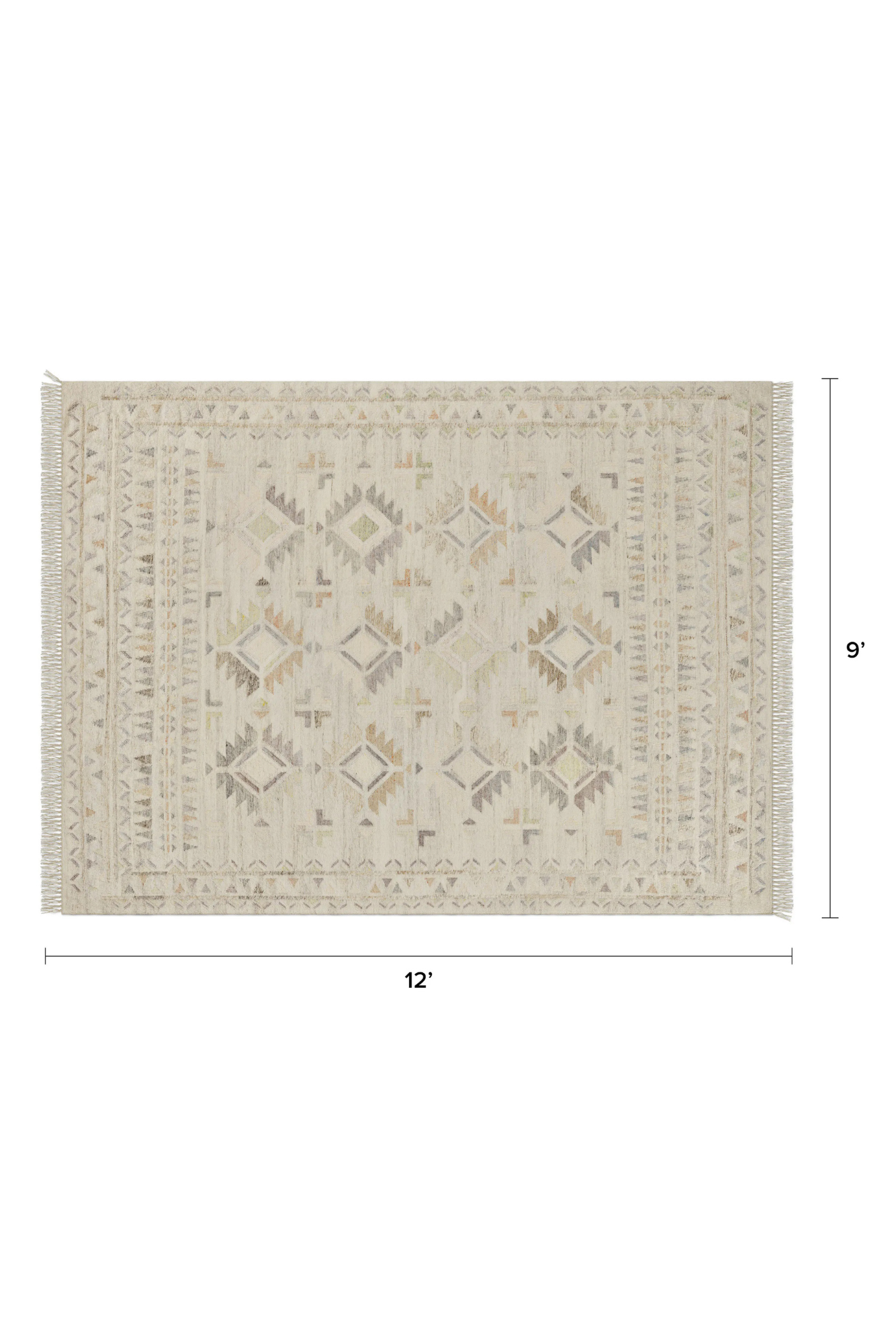 Article Tida Rug 9 X 12 - Silver Etch