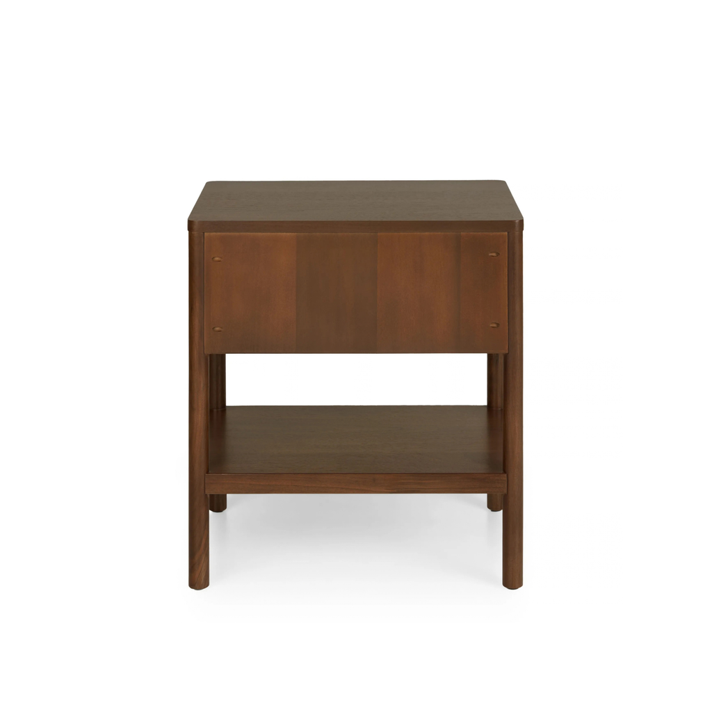 Liv Single-Drawer Nightstand - Walnut (Set of 2)